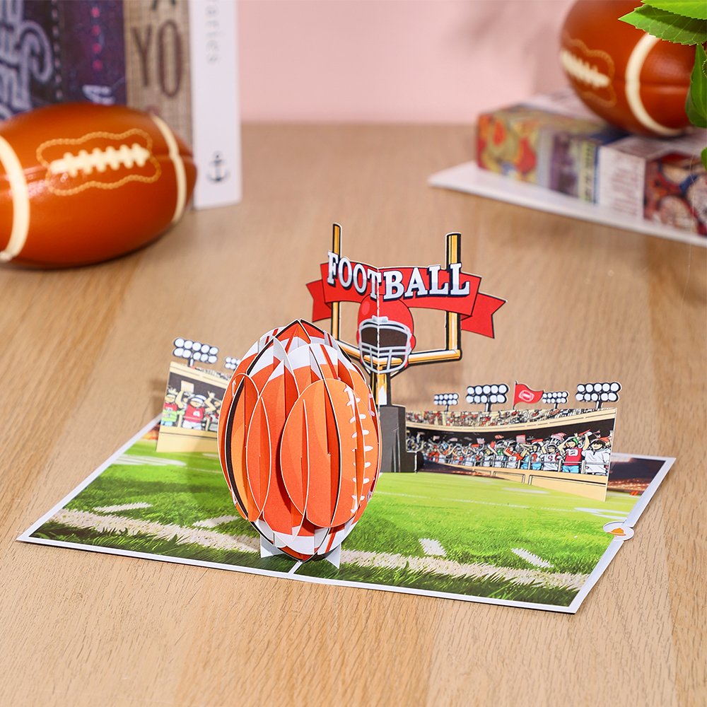 Football 3D Pop Up Card