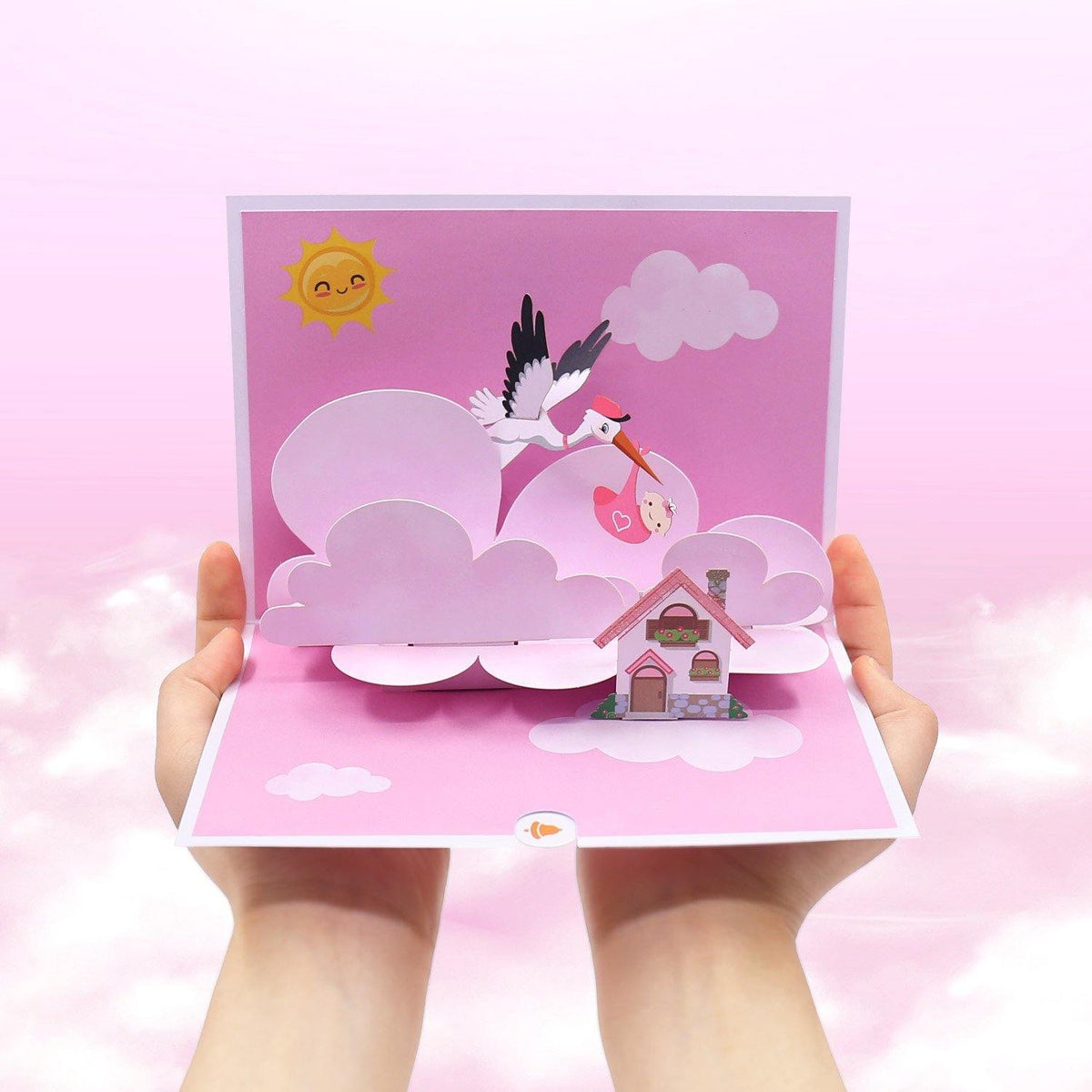 Baby Shower 3D Pop Up Card