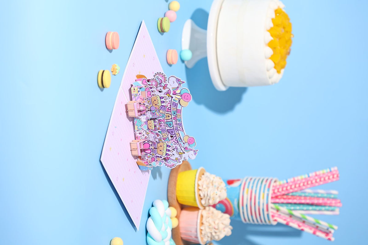 Unicorn 3D Pop Up Card