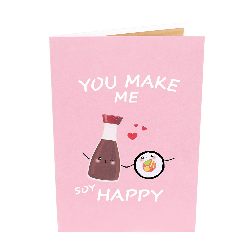 Sushi Soy Sauce 3D Pop Up Card