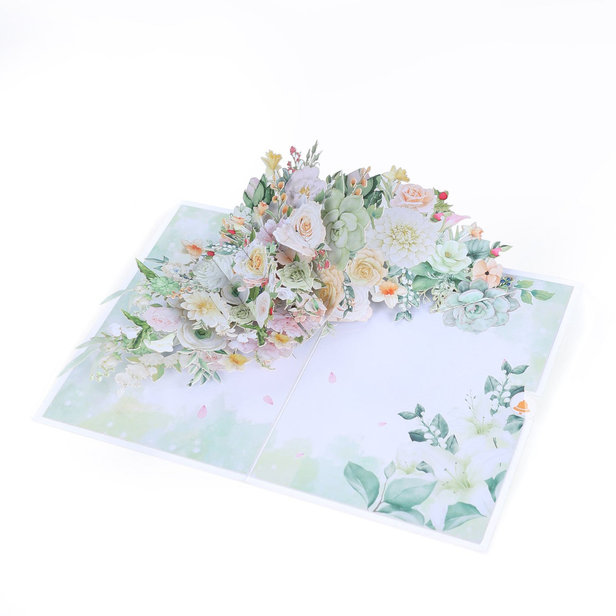 Spring Floral Branch 3D Pop Up Card
