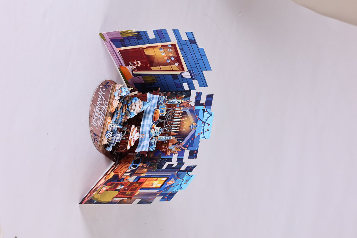Hanukkah Open Door Card