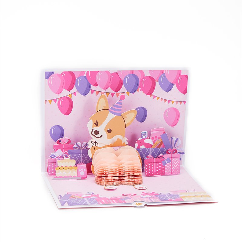 90° Birthday Greeting Card Corgi Butt