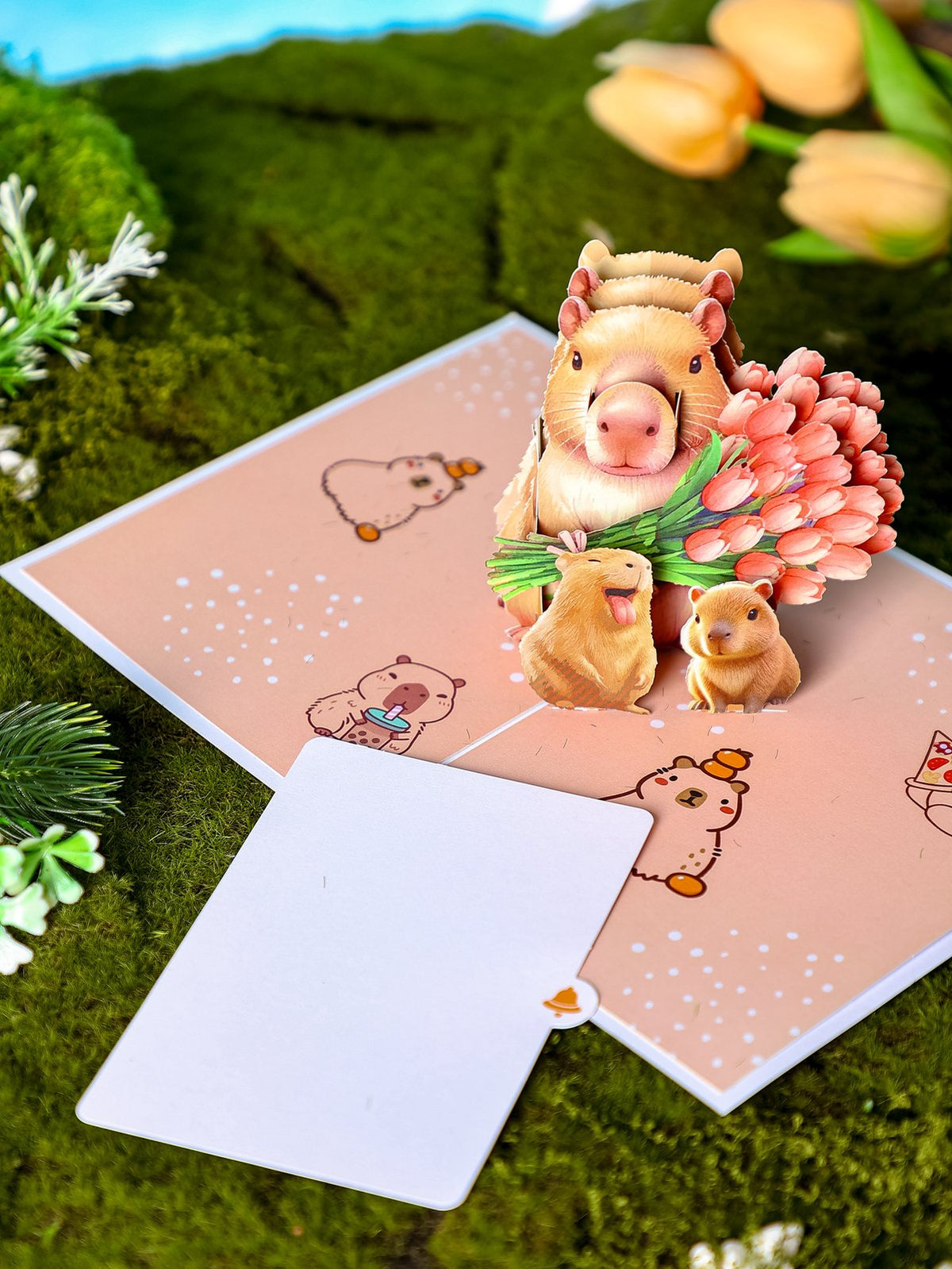 Capybara Greeting Card