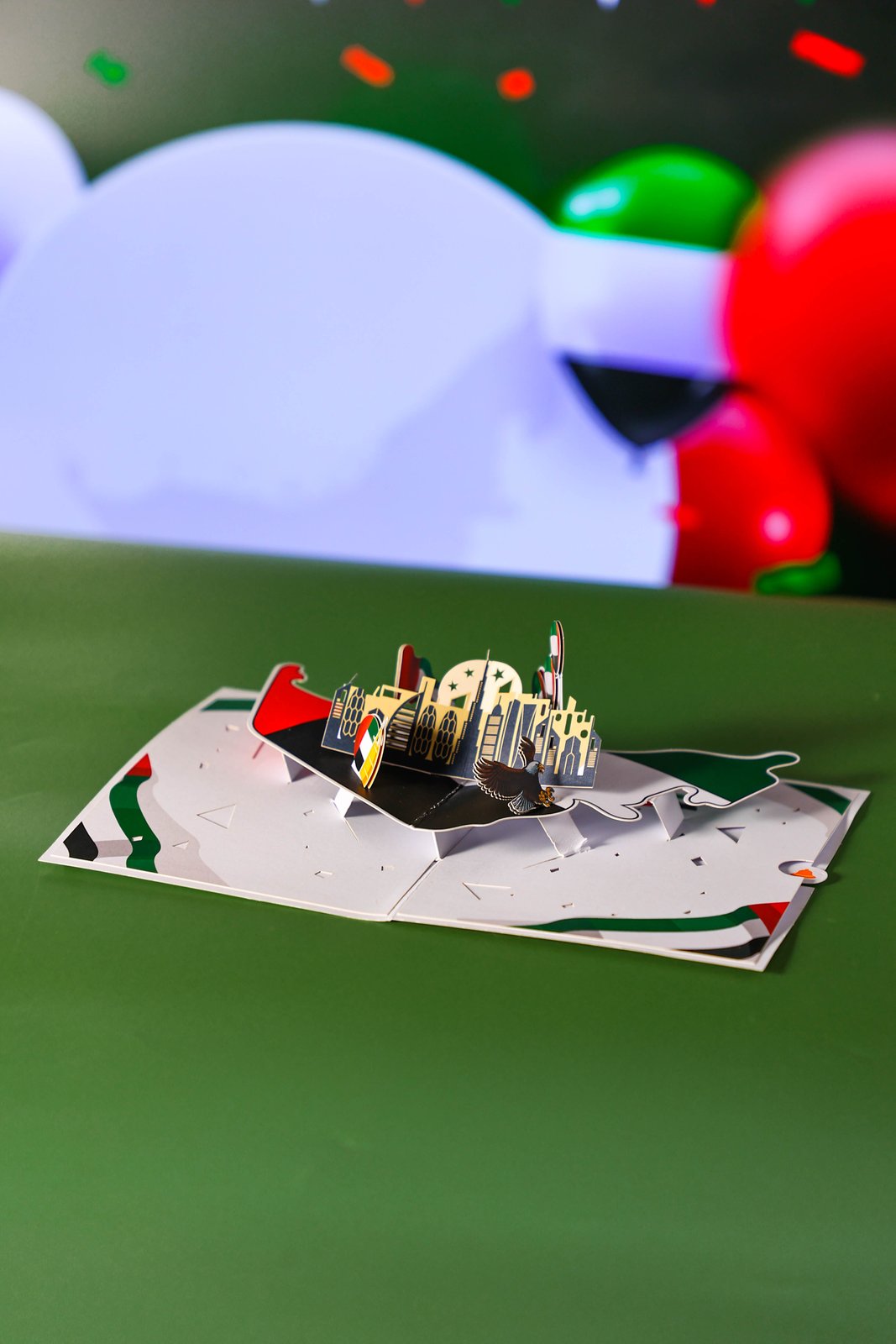 United Arab Emirates Independence Day Pop Up Card