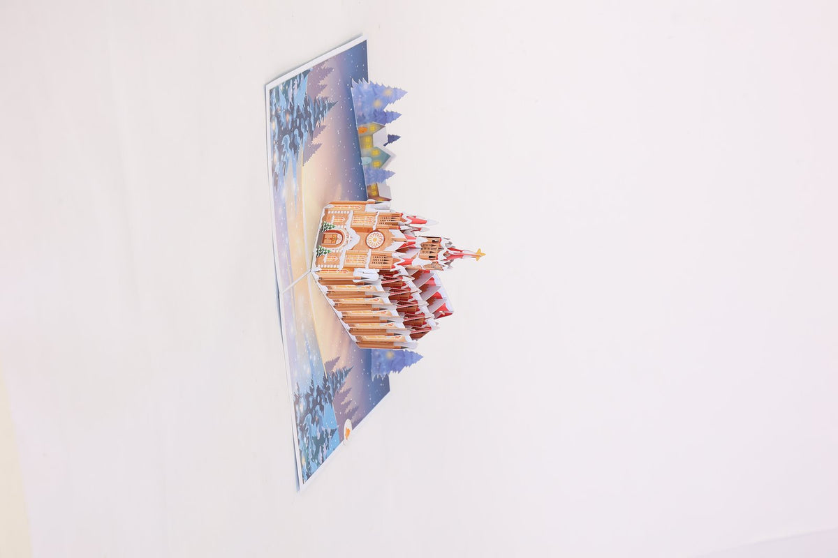 Icy Castle 3D Pop Up Card