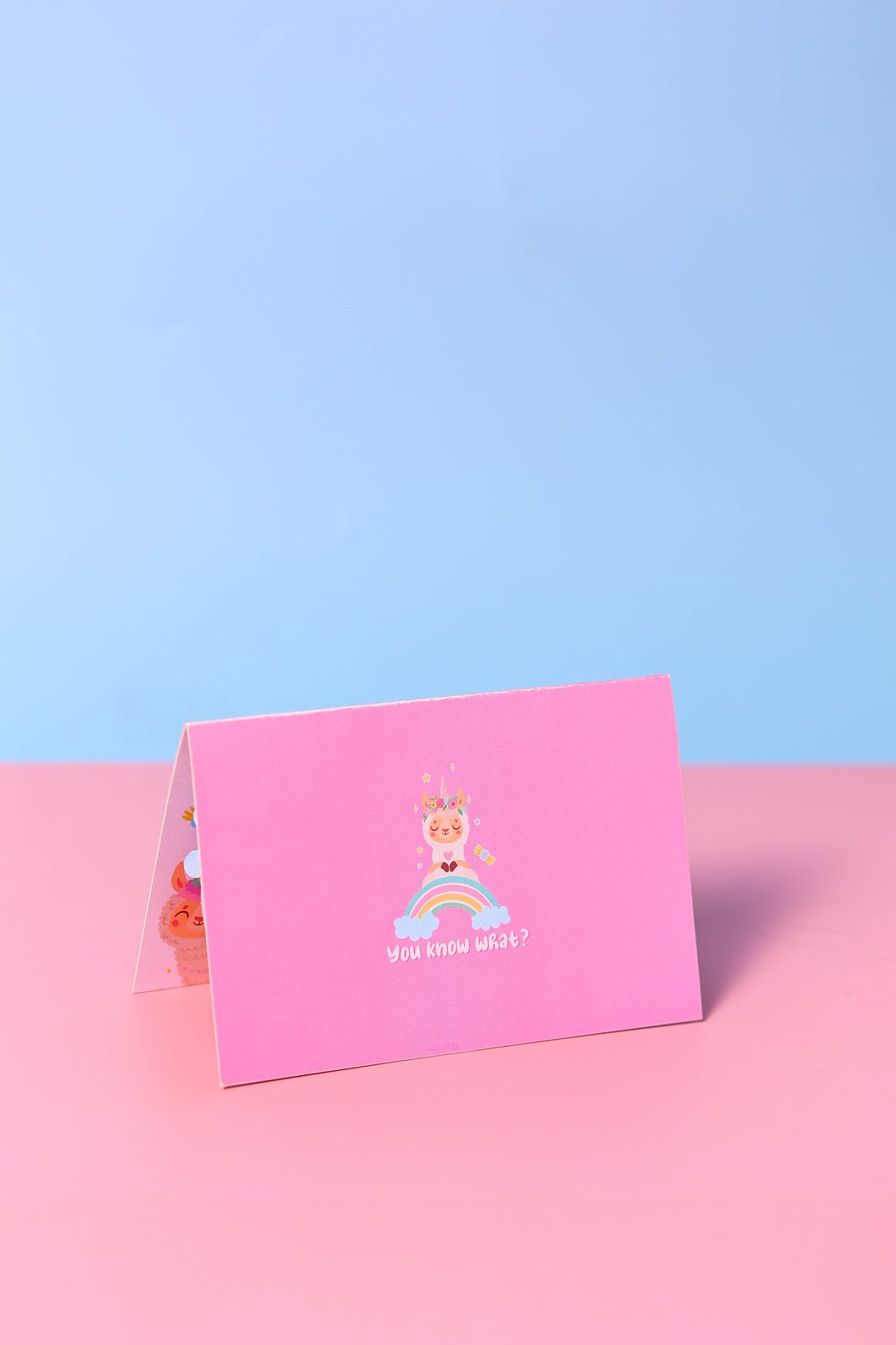 U Are Llamazing Girls 3D Pop Up Card