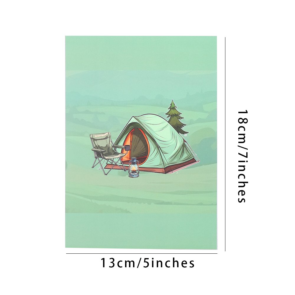 Camping Pop Up Card