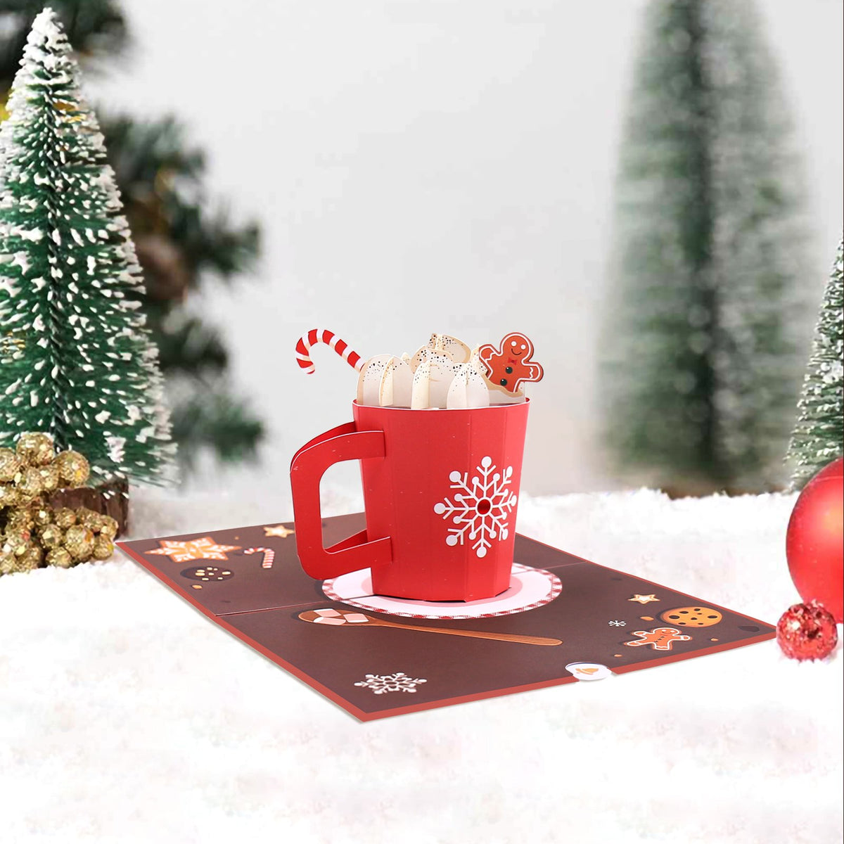 Hot Cocoa 3D Pop Up Card