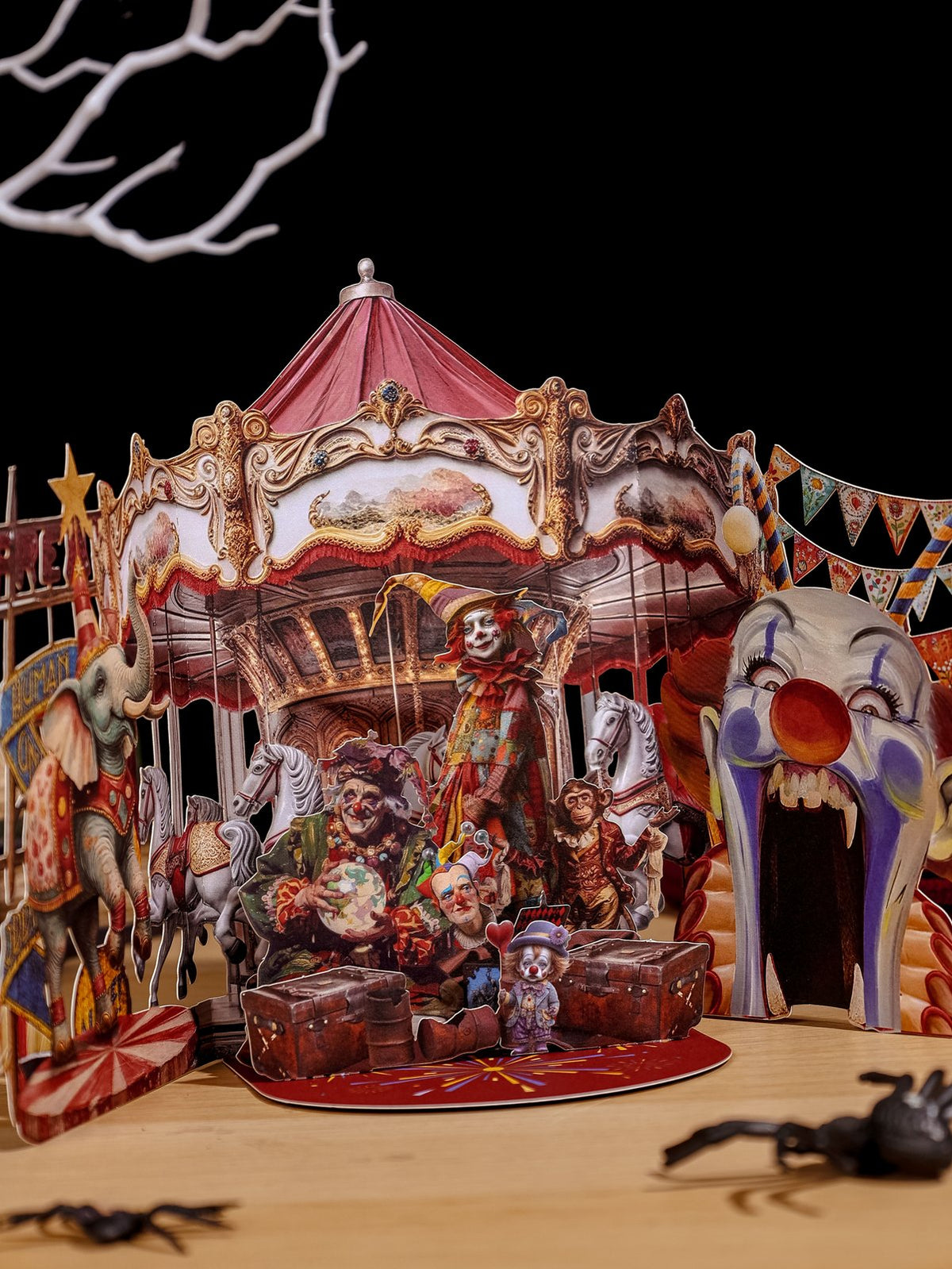 Circus Elephant 3D Pop Up Card