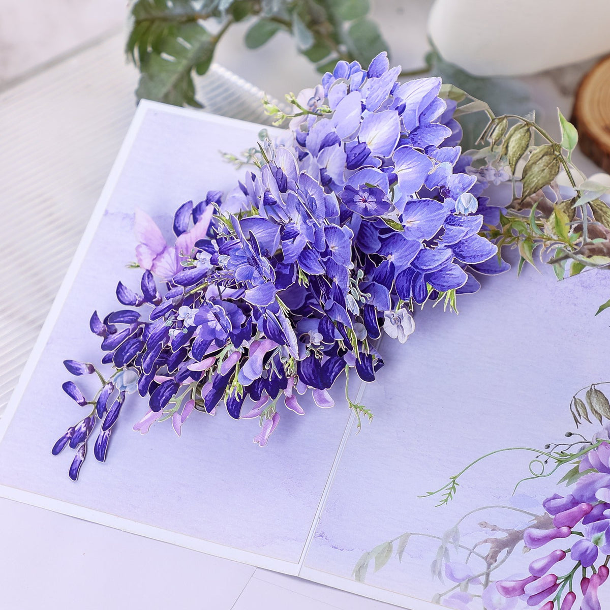 Wisteria Trellis 3D Pop Up Card