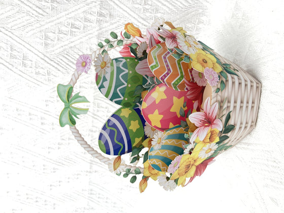 Easter Basket Pop Up Card