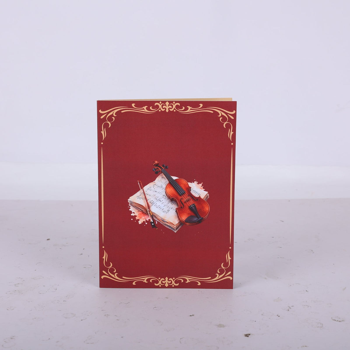 Violin 180° 3D Pop Up Card