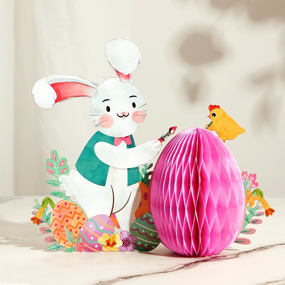 Honeycomb Easter Egg 4-Pack Set