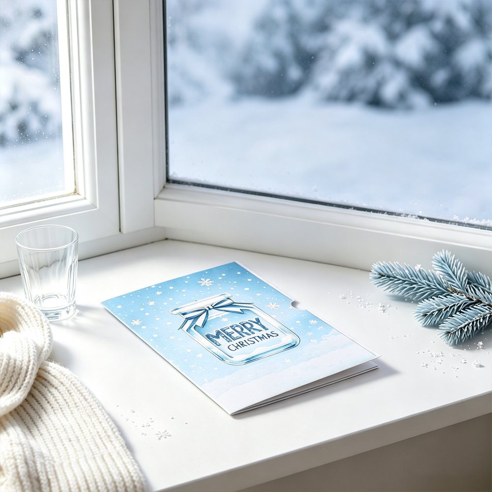 Christmas Snowman 3D Pop Up Card