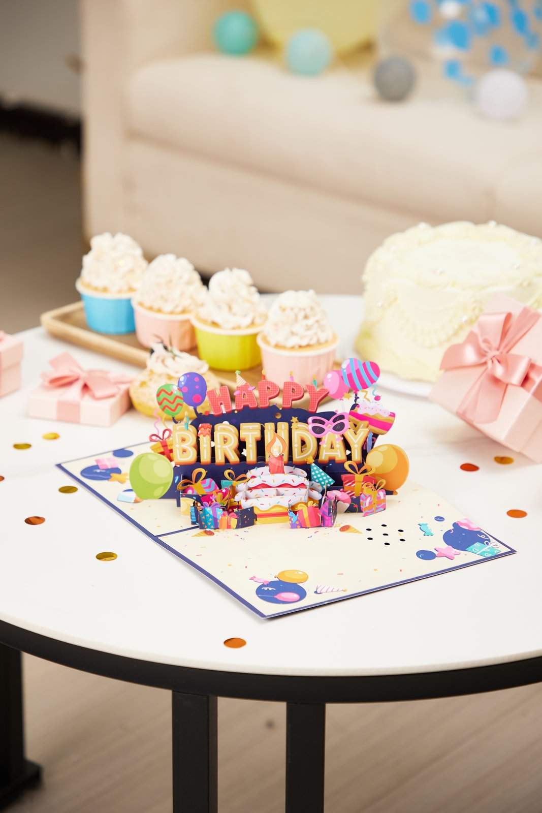 Happy Birthday Candle 3D Pop Up Card