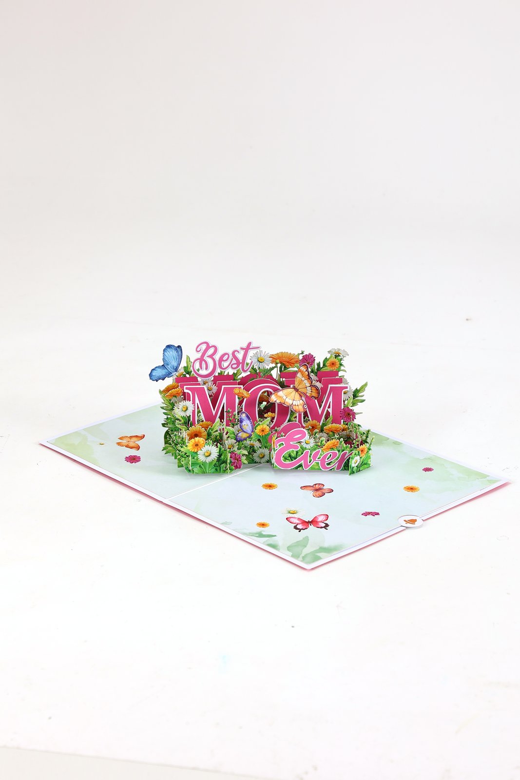 Best Mom Ever Butterfly Greeting Card
