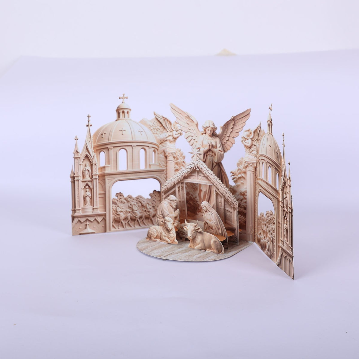 Relief Nativity Greeting Card