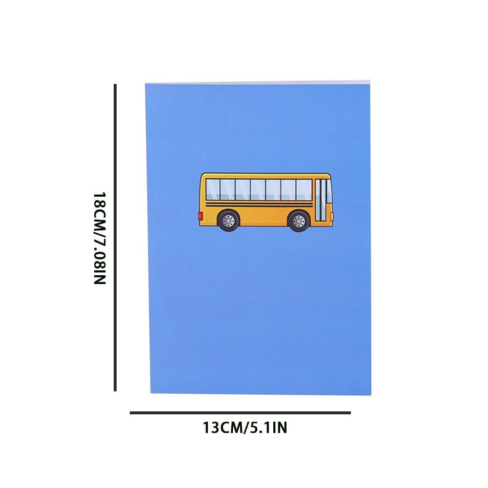 Bus Pop Up Card