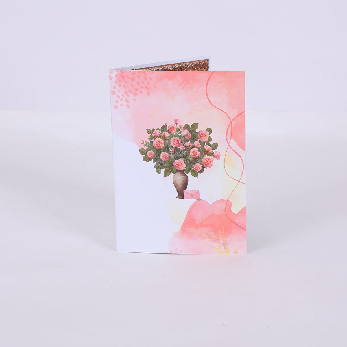 Van Gogh Rose Greeting Card