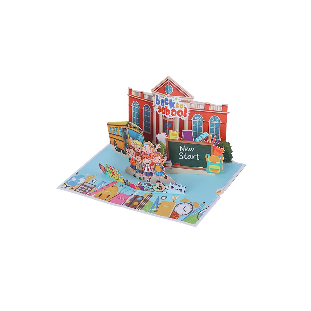 Back To School 3D Pop Up Card