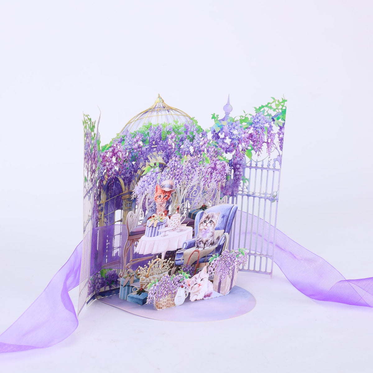 Wisteria Pavilion 3D Pop Up Card