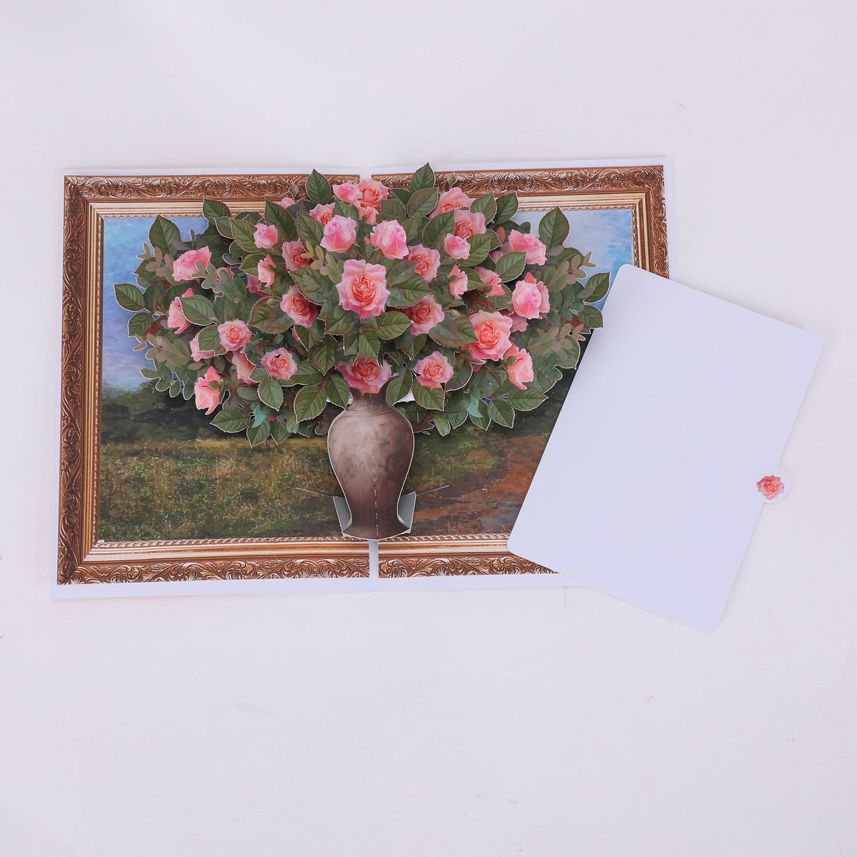 Van Gogh Rose Greeting Card