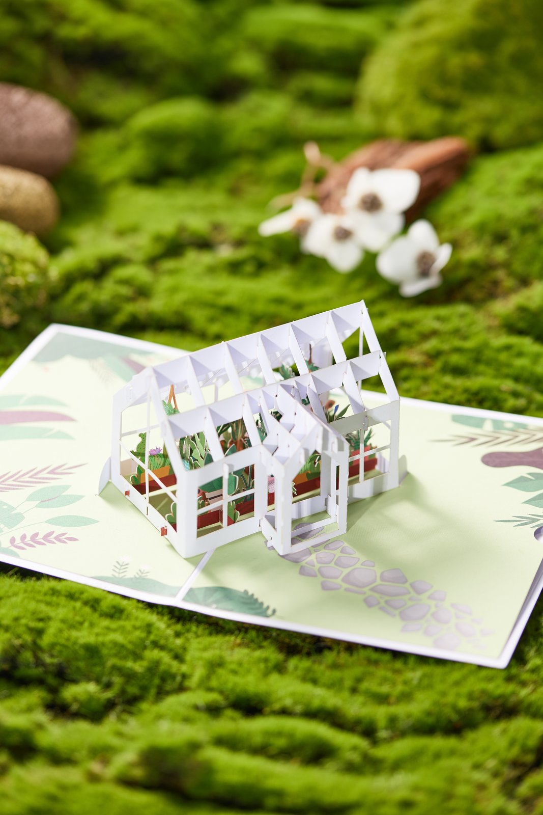 Greenhouse 3D Pop Up Card