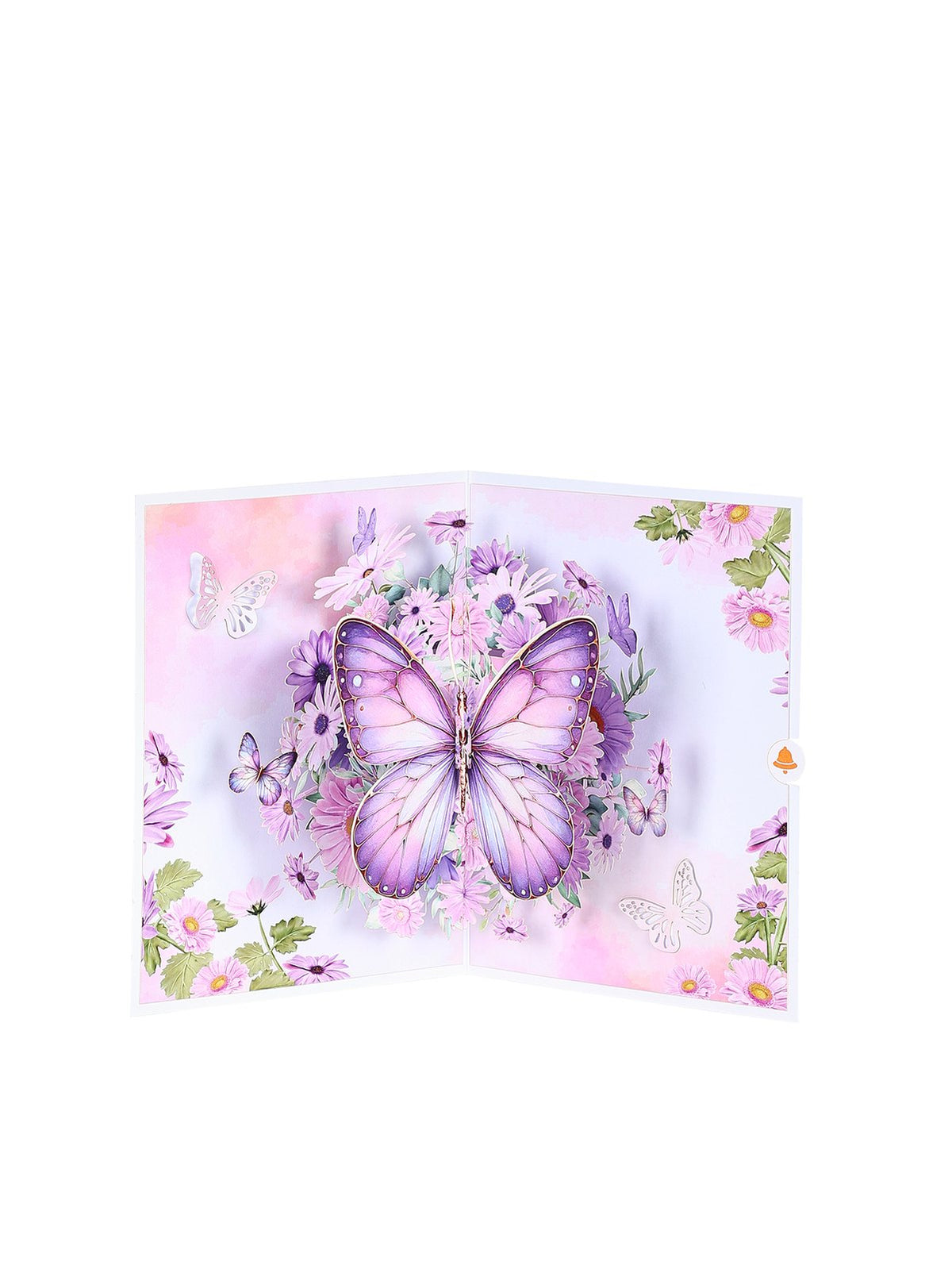 Daisy Butterfly 3D Pop Up Card