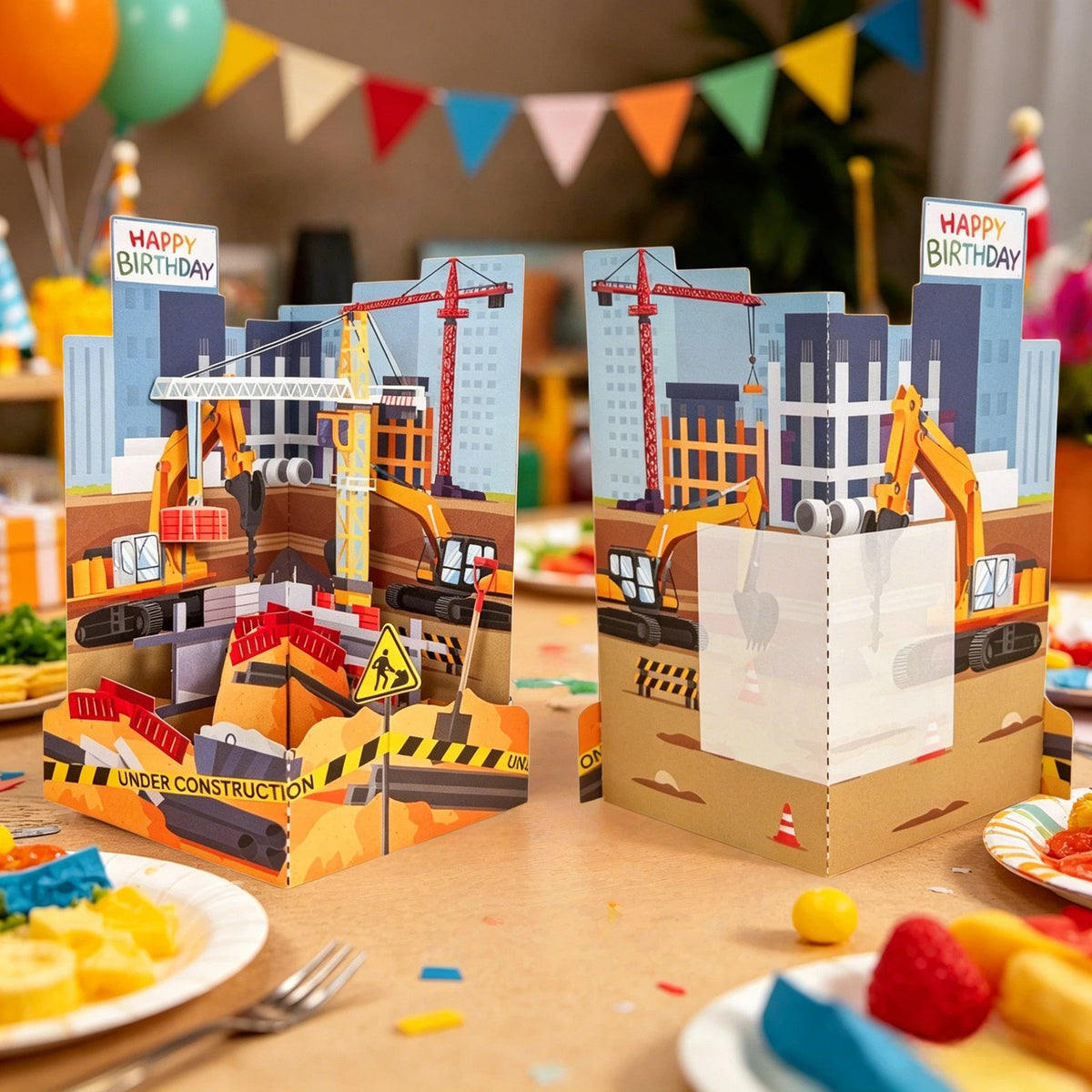 Architecture Birthday Party 3D Pop Up Card Ornament