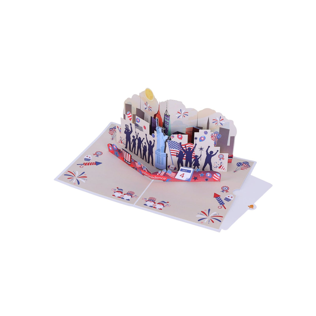 Independence Day 3D Pop Up Card