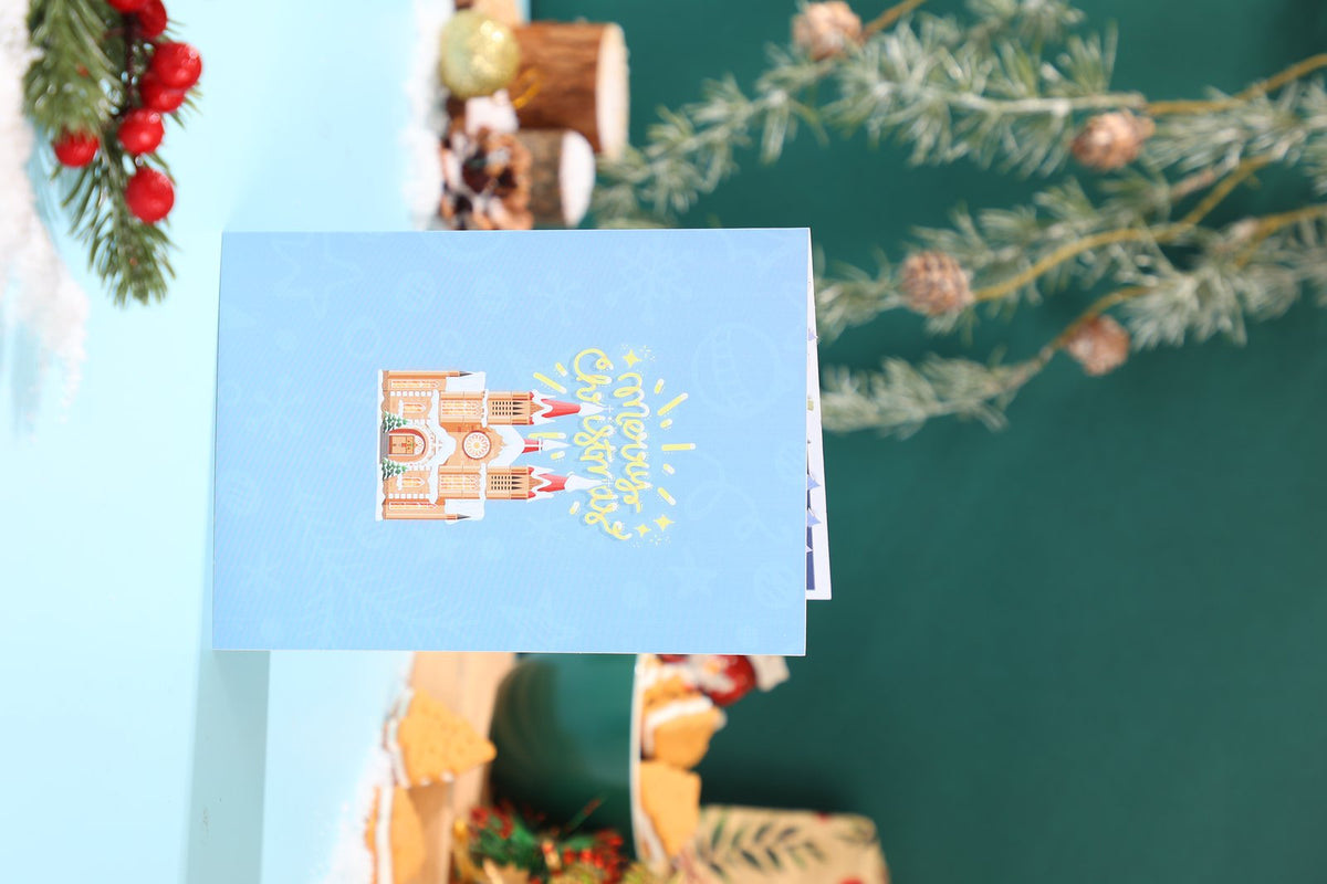 Icy Castle 3D Pop Up Card