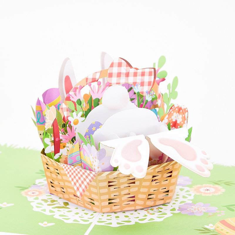 Easter Basket 3D Pop Up Card