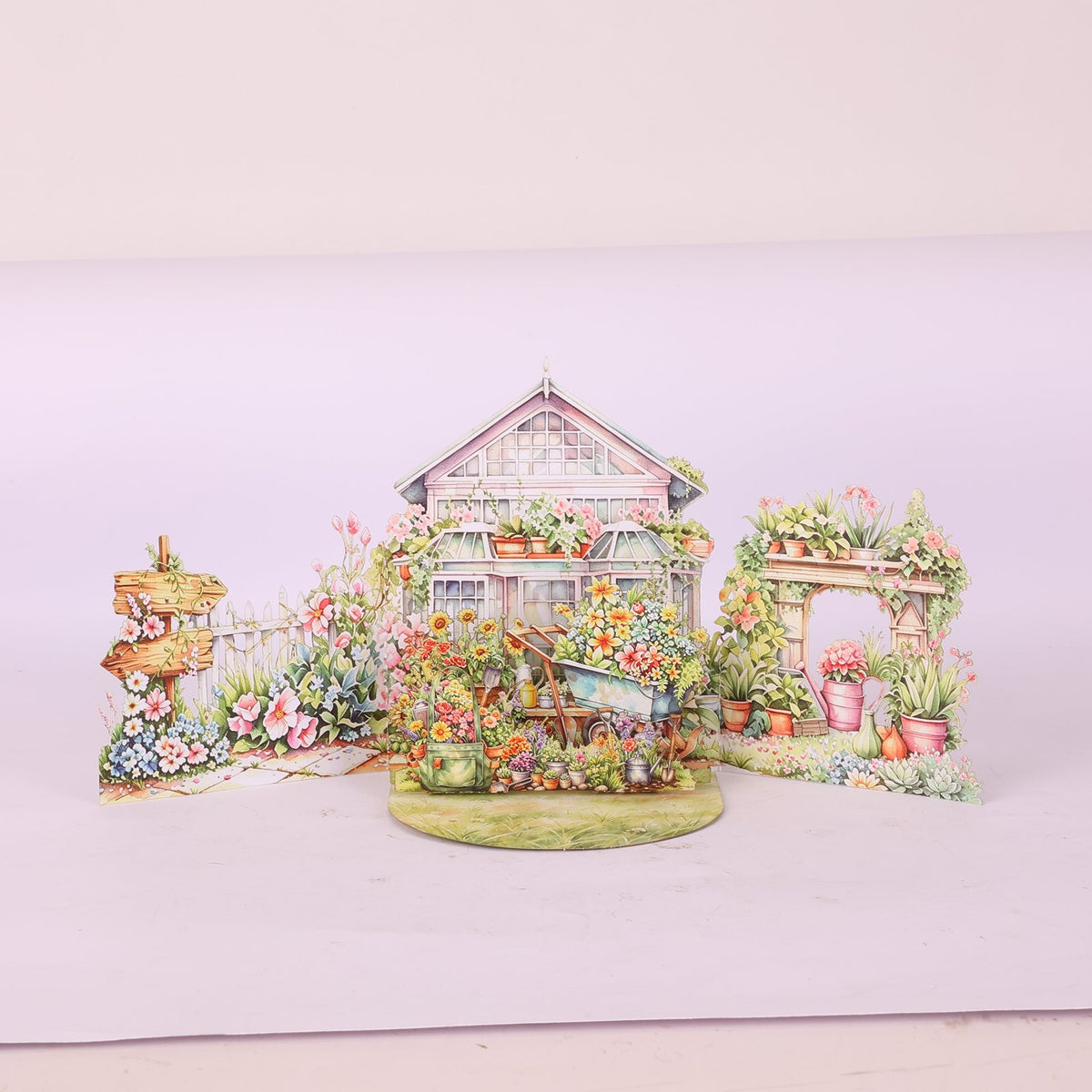 Garden Double Door 3D Pop Up Card