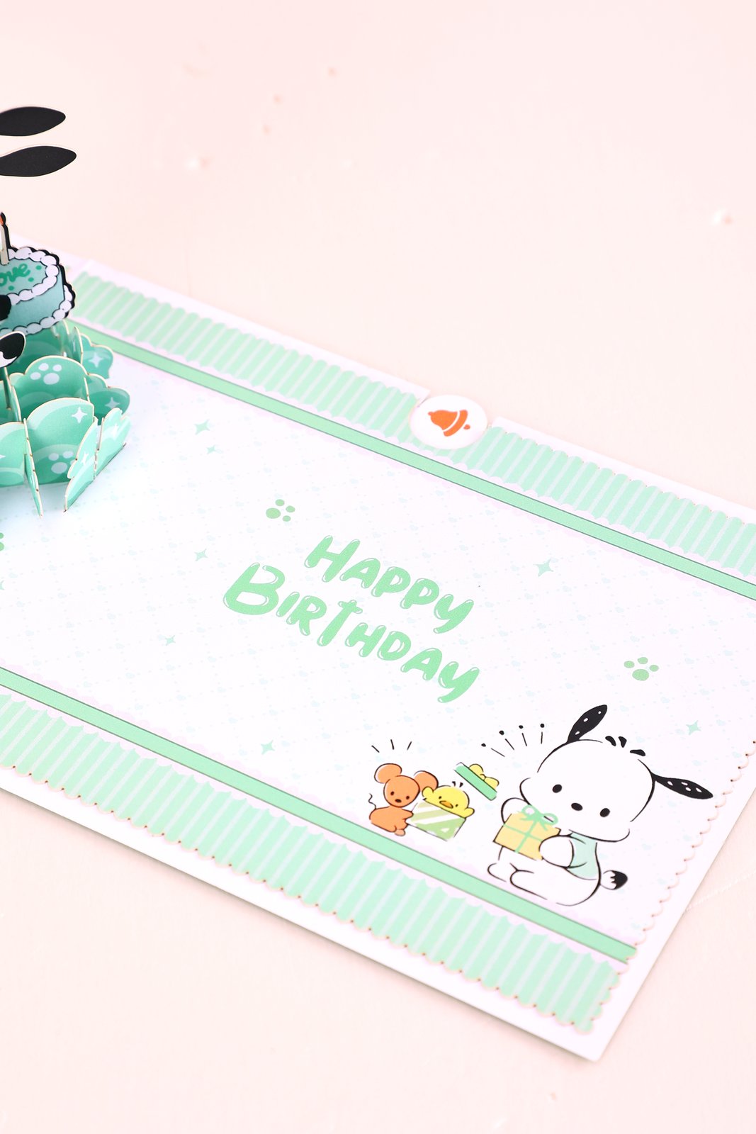 Pochacco Birthday Balloon Greeting Card