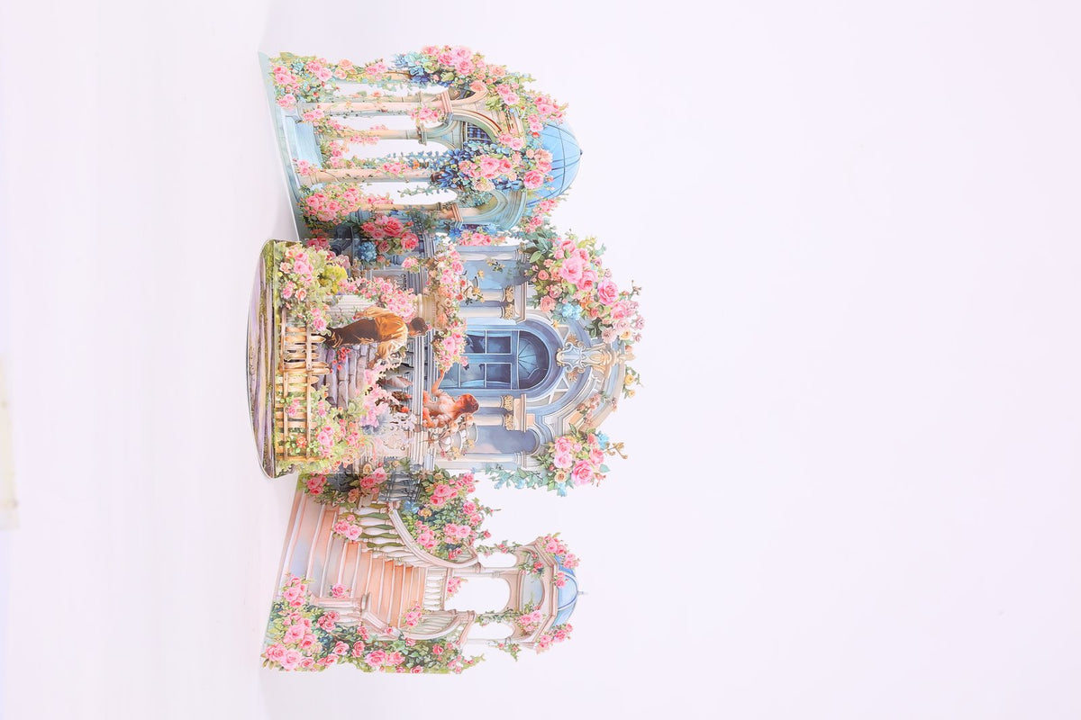 Garden Castle 3D Pop Up Card
