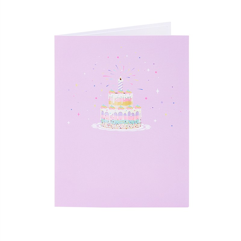Candy Cake 3D Pop Up Birthday Card