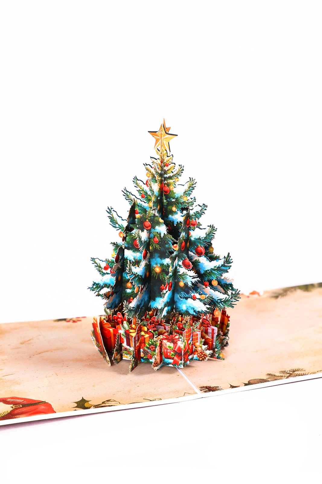 Vintage Christmas Tree Greeting Card
