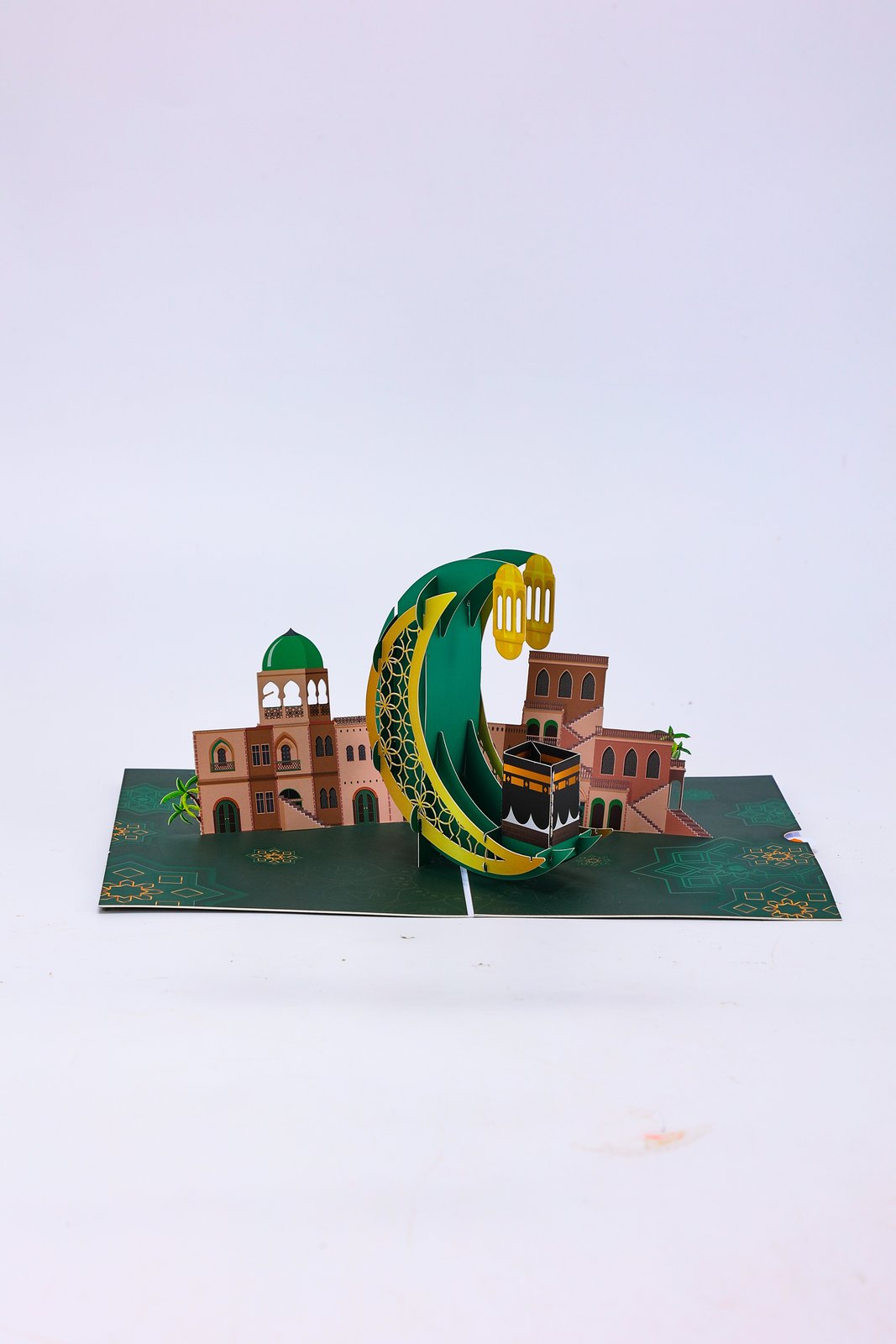 Mecca Kaaba Moon Greeting Card