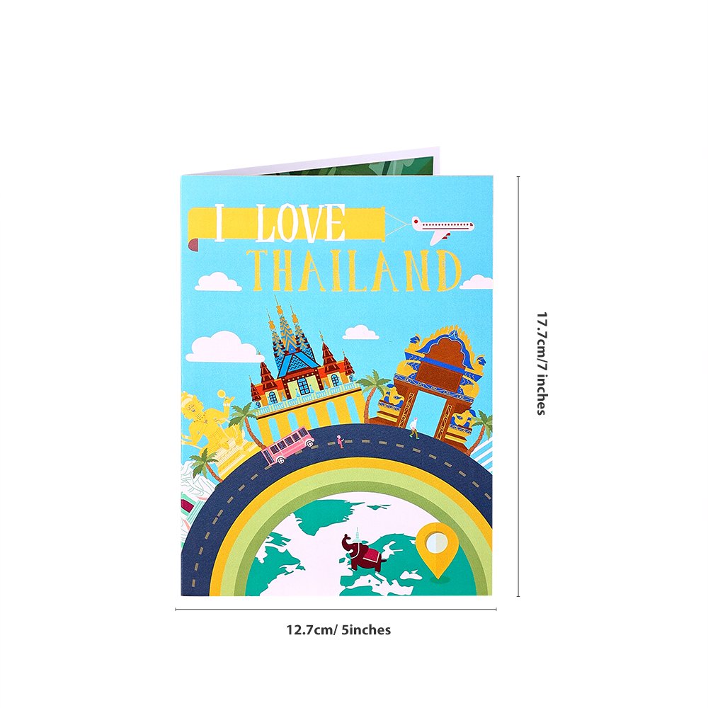 City Cityscape Greeting Card Thailand