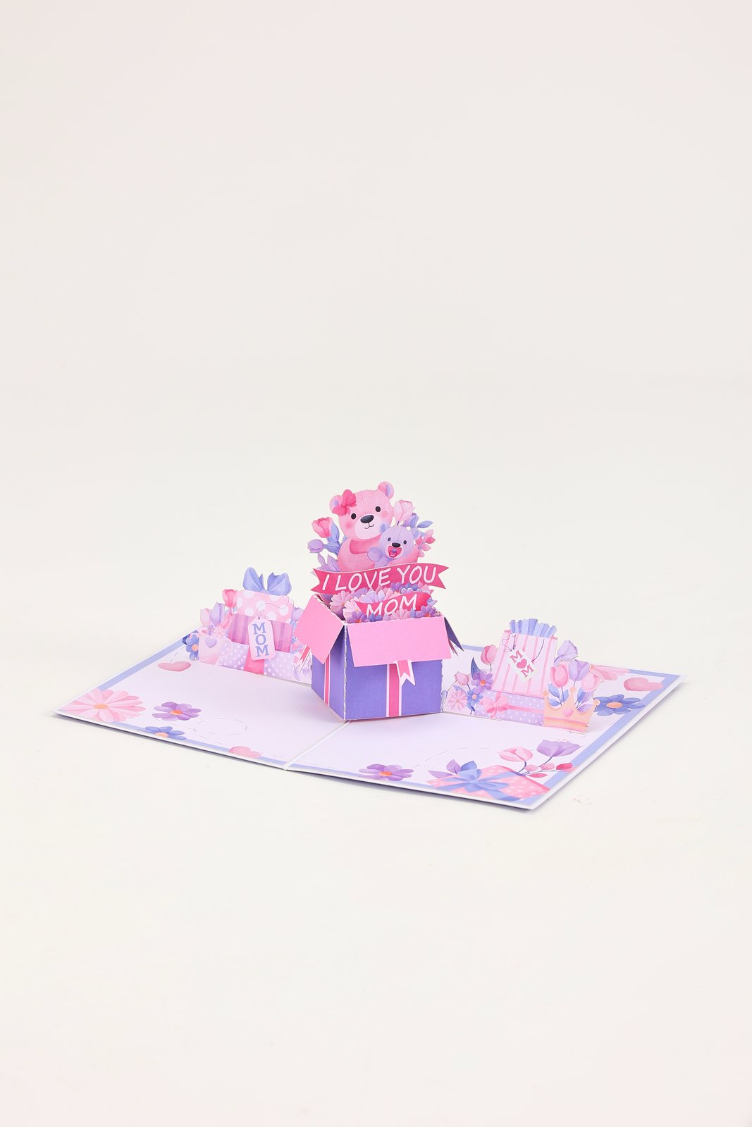 Mother's Day Bear 3D Pop Up Card
