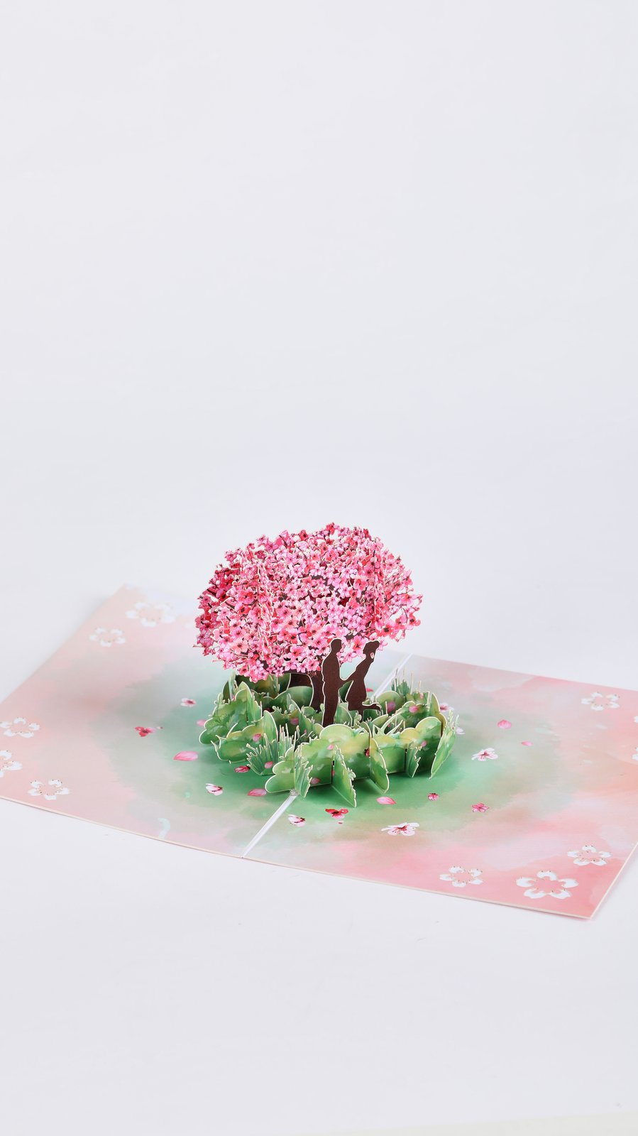 Valentine's Day Cherry Blossom Tree Pop Up Card