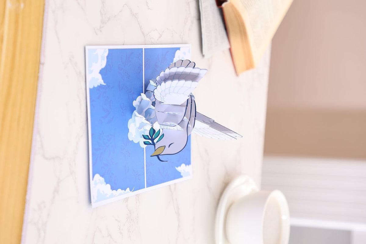 Peace Dove 3D Pop Up Card