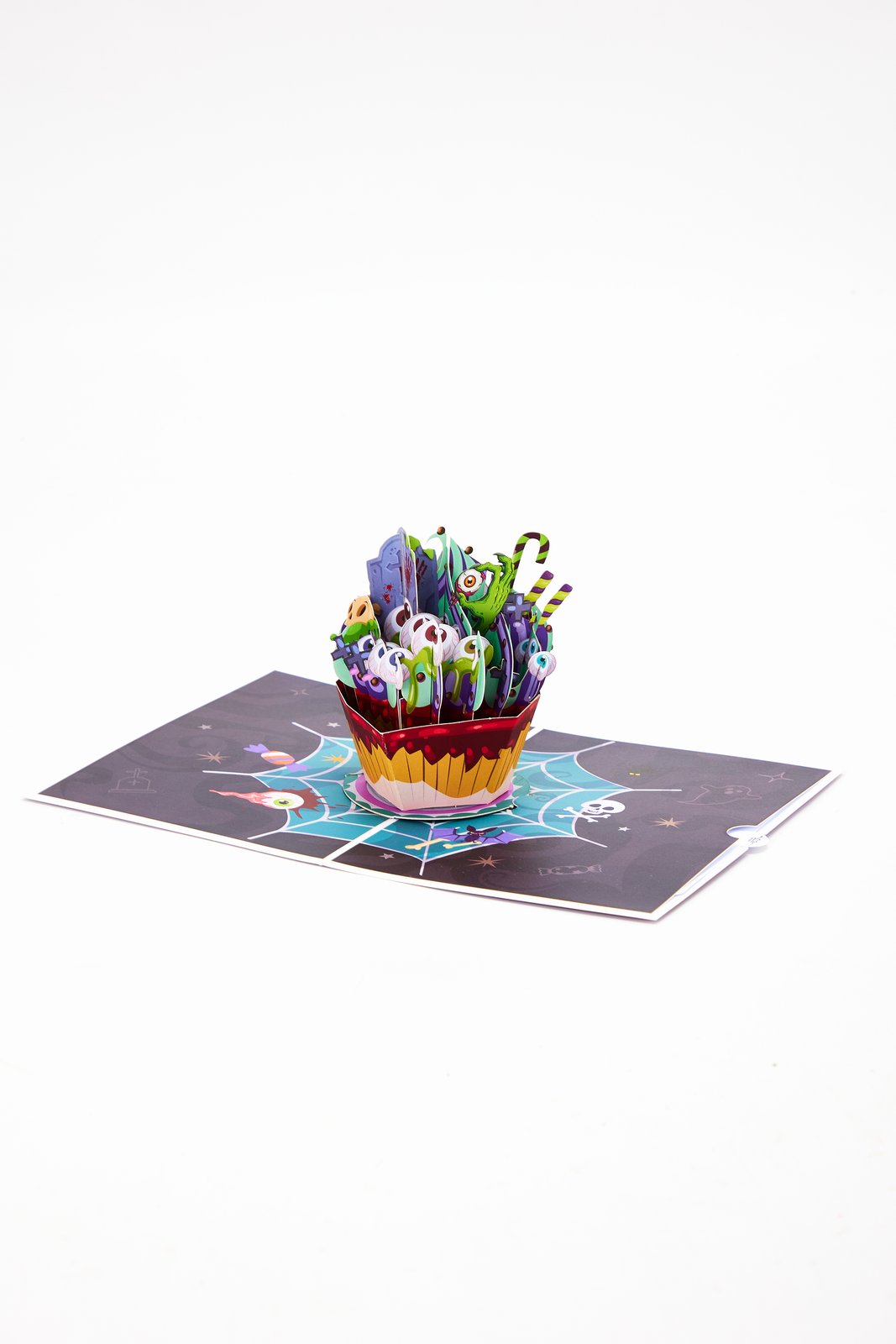 Halloween Tombstone Cupcake Pop Up Card