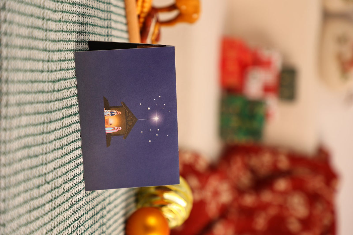 Nativity 90° Greeting Card