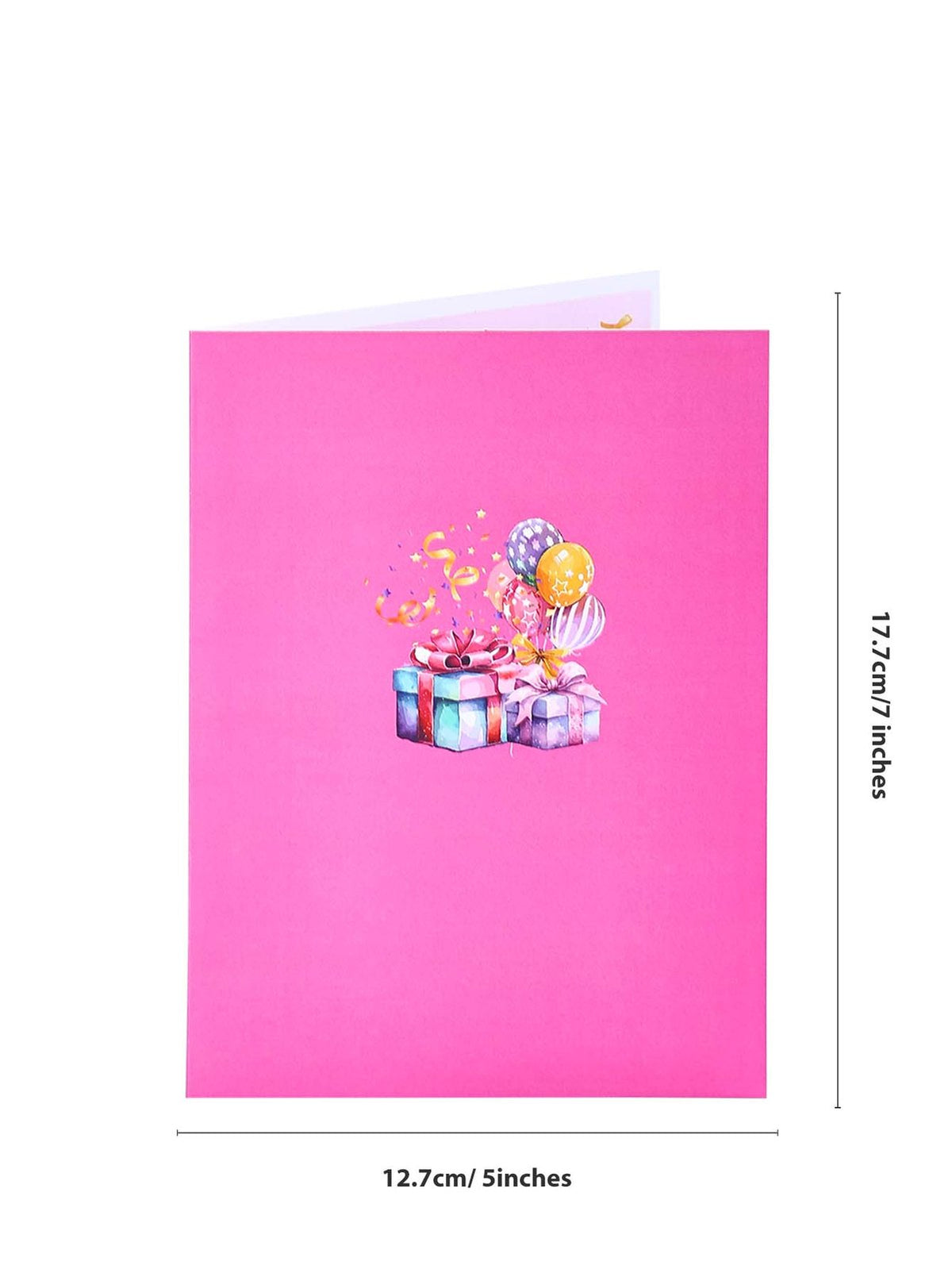 Gold Glitter Happy Birthday 3D Pop Up Card