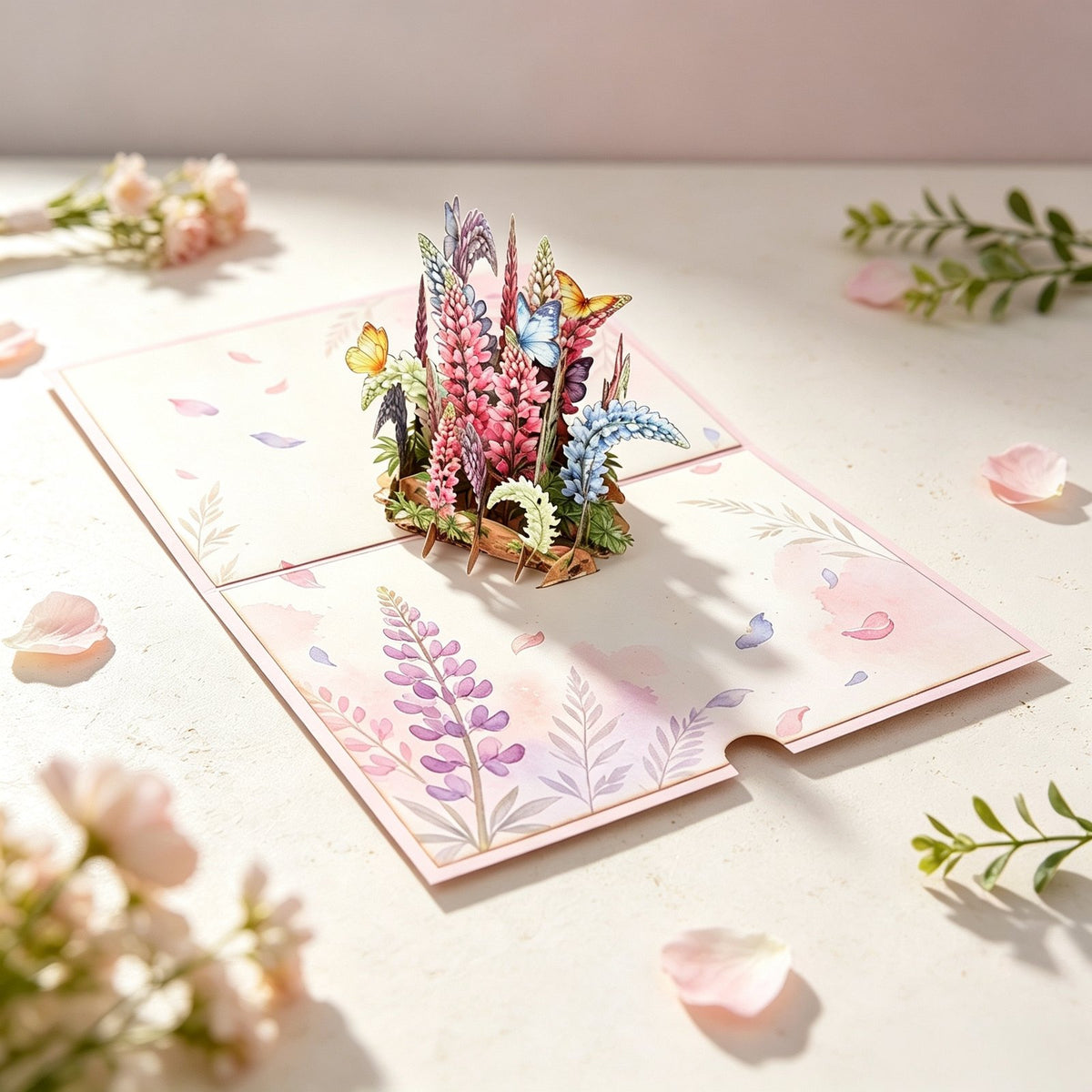 Ice Flower Flowering Shrubs Greeting Card