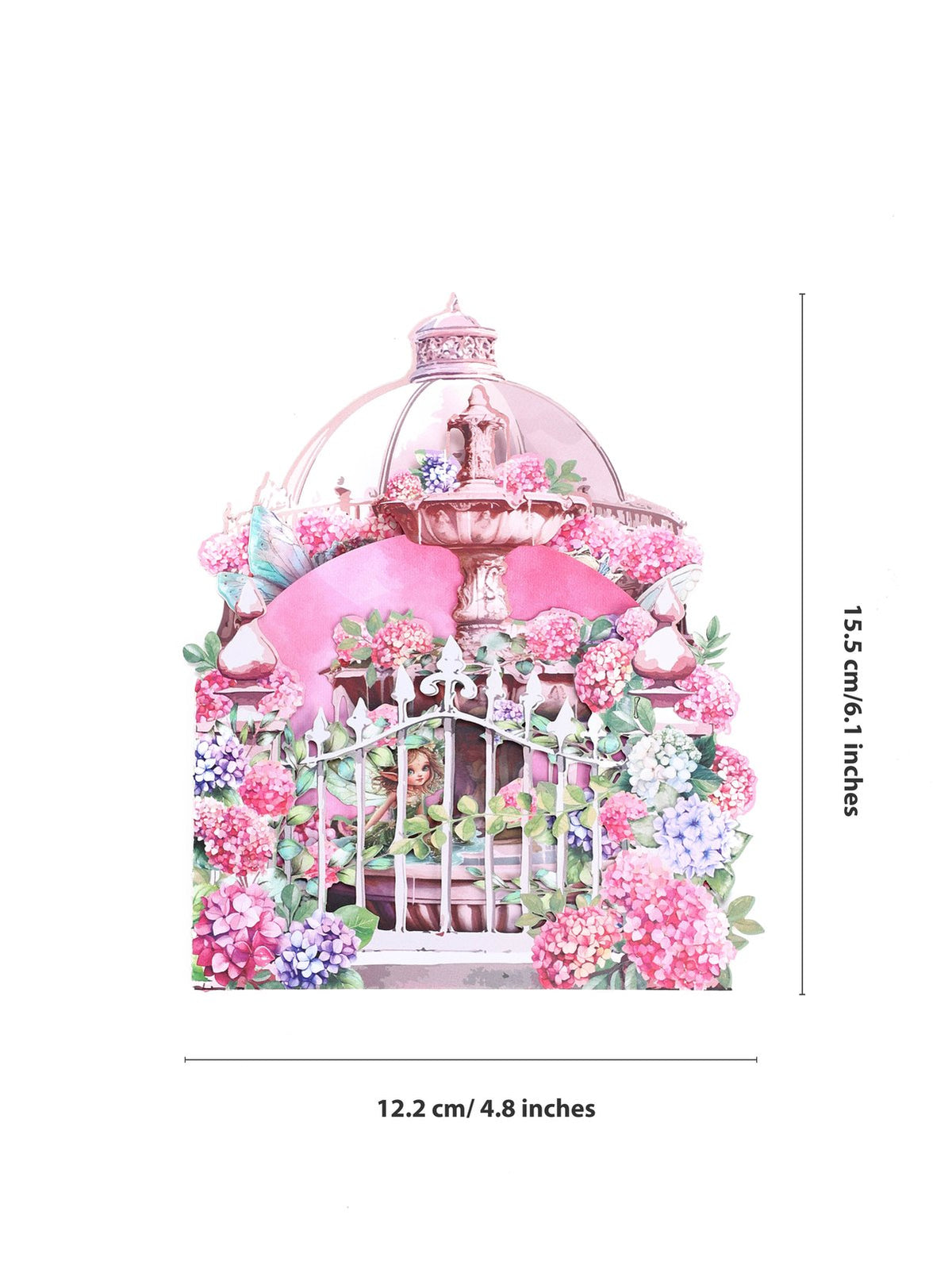 Leprechaun Garden Afternoon Tea 3D Pop Up Card