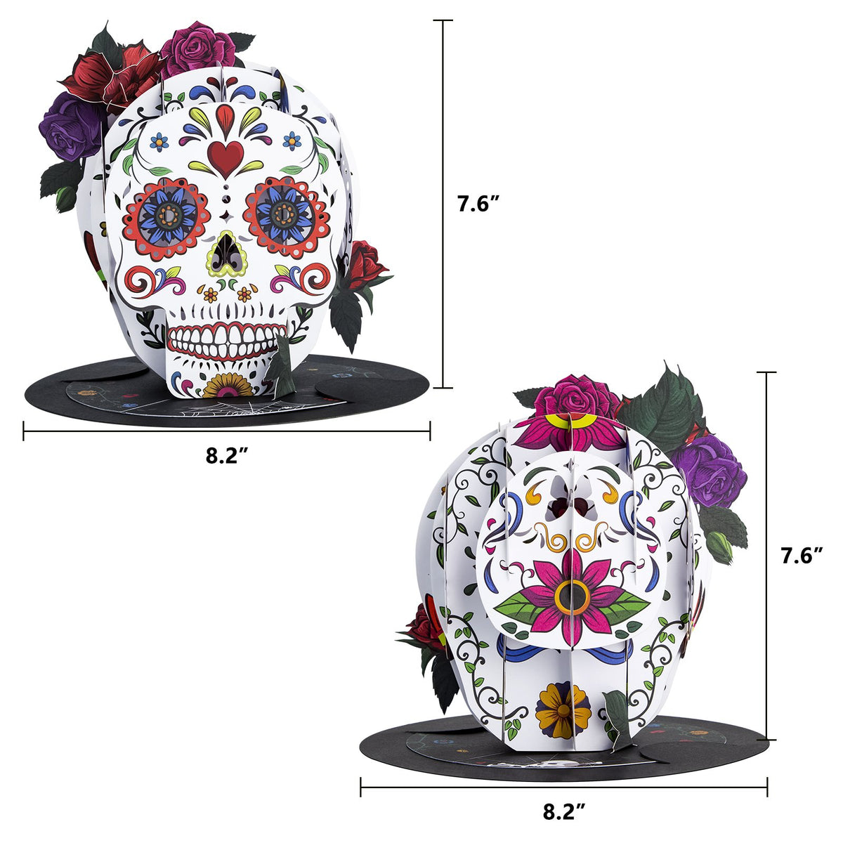 Sugar Skull 3D Pop Up Card