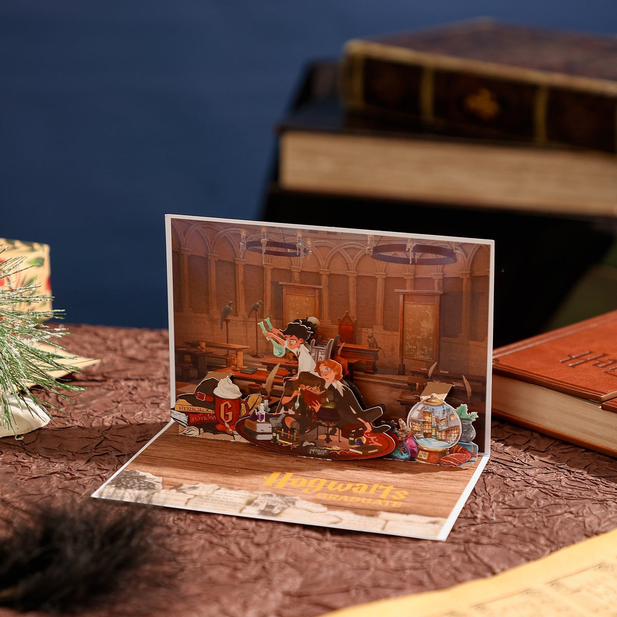 Magic Large Great Hall 3D Pop Up Card